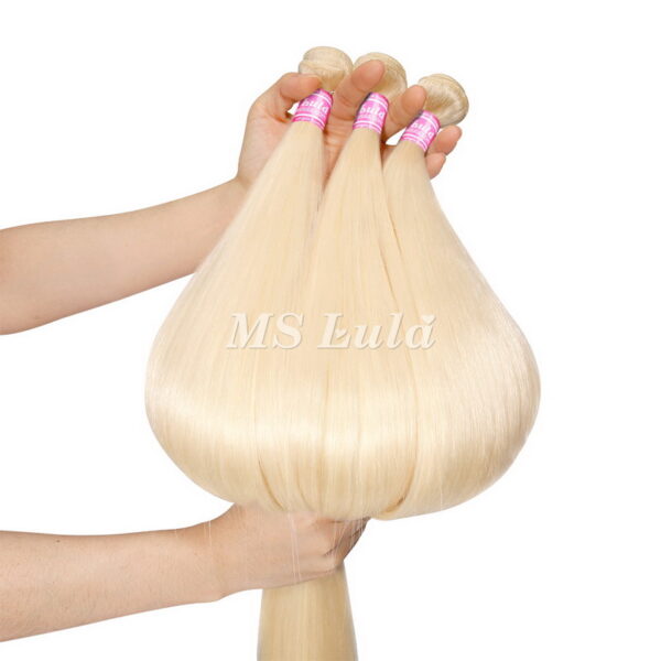Virgin Natural Straight Hair Bundles 613# - Image 6